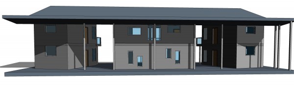 back elevation